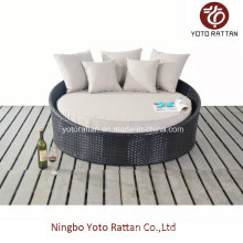 Outdoor Rattan Small Daybed in Steel Frame (1114)